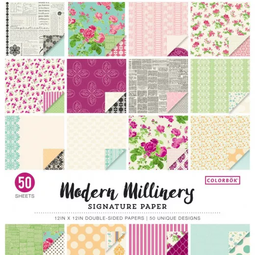 Modern Millinery 12x12 Paper Pad