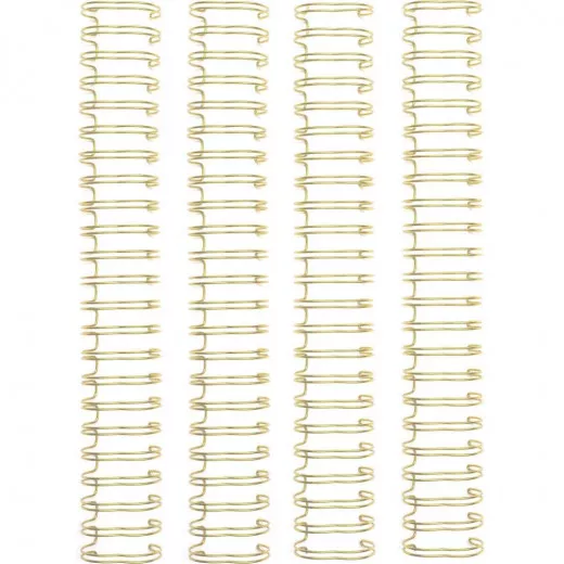 Wire Binder 1 Inch The Cinch - Gold (4er Packung)