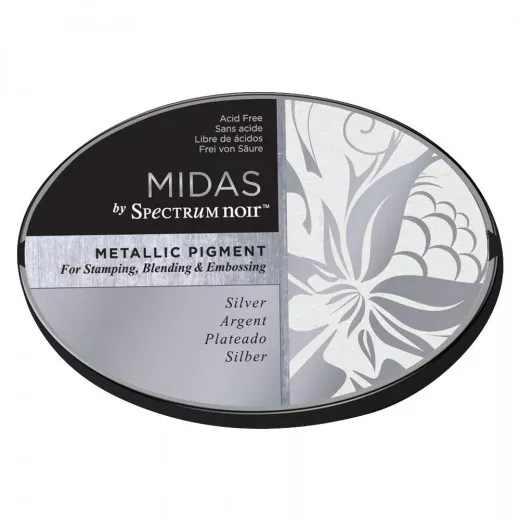 Spectrum Noir Midas Metallic Ink Pad - Silver