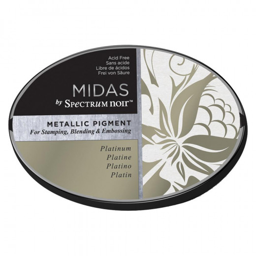 Spectrum Noir Midas Metallic Ink Pad - Platinum