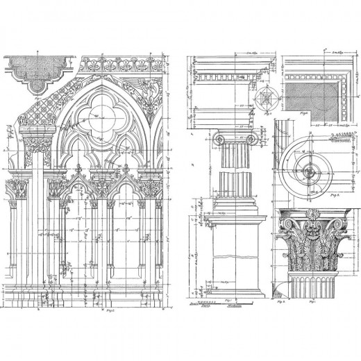 Cling Stamps Tim Holtz - Architecture