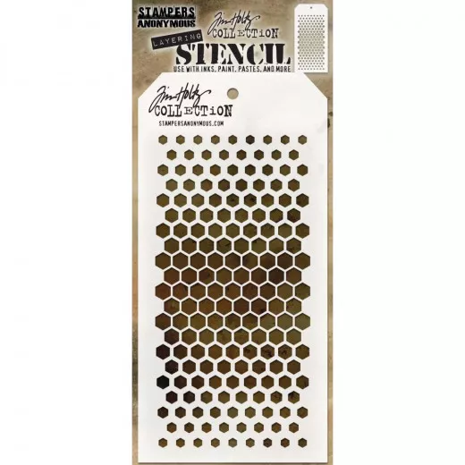 Tim Holtz Layered Stencil - Gradient Hex