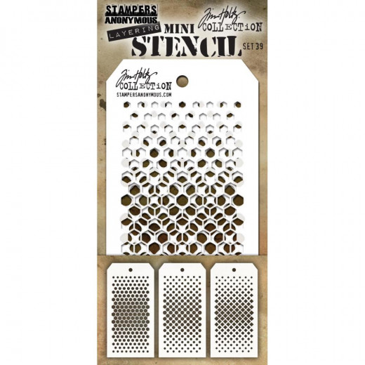 Tim Holtz Mini Layered Stencil Set 39