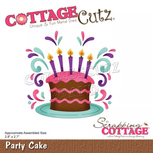 CottageCutz Dies - Party Cake