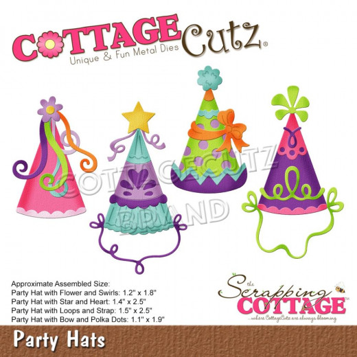 CottageCutz Dies - Party Hats