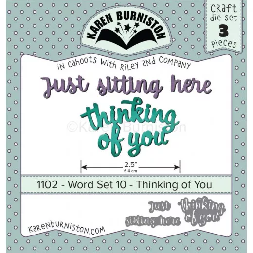 Karen Burniston Dies - Word Set 10 - Thinking Of You