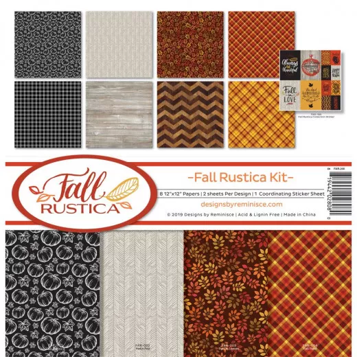 Fall Rustica 12x12 Collection Kit