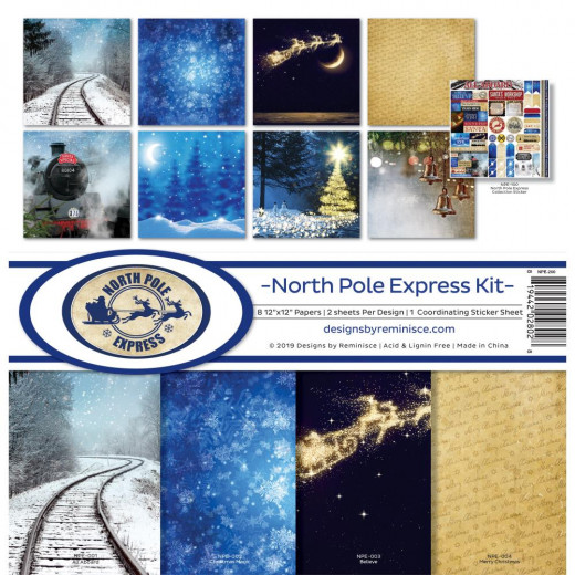 North Pole Express 12x12 Collection Kit