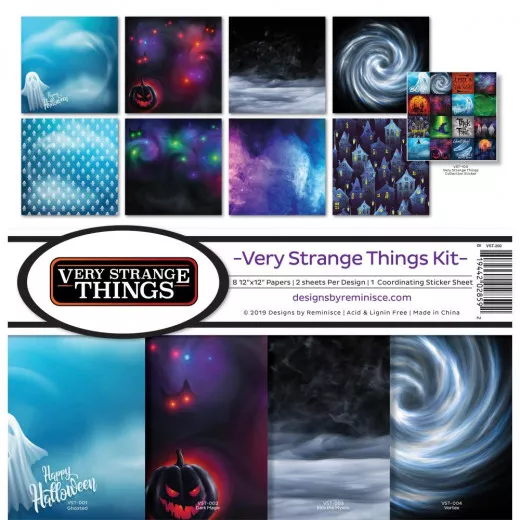 Very Strange Things 12x12 Collection Kit