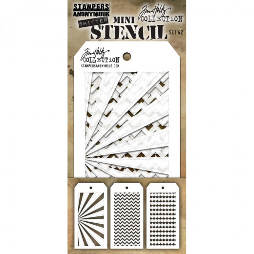 Tim Holtz Mini Layered Stencil Set 42