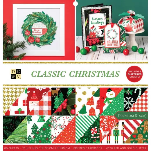 Classic Christmas 12x12 Premium Stack