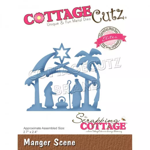 CottageCutz Elites Dies - Manger Scene