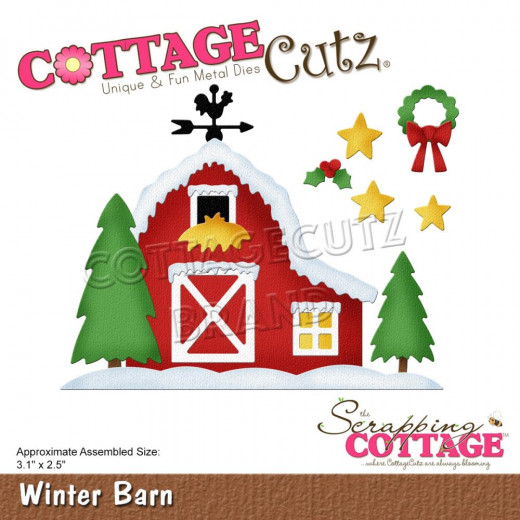 CottageCutz Dies - Winter Barn