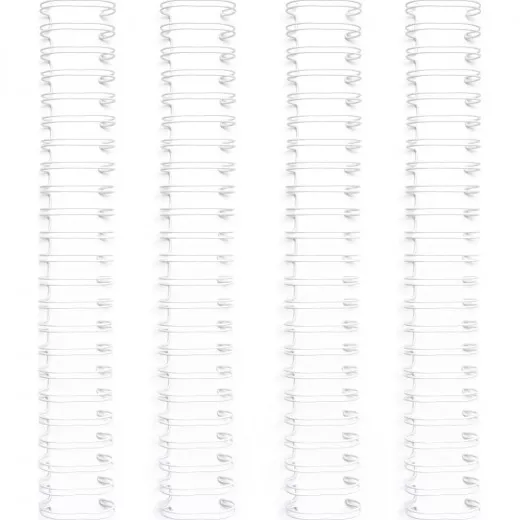 Wire Binder 5/8 Inch The Cinch - White (4er Packung)