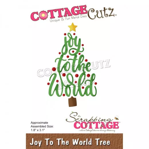 CottageCutz Dies - Joy To The World Tree