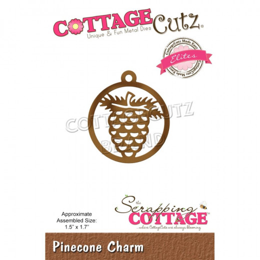 CottageCutz Elites Dies - Pinecone Charm