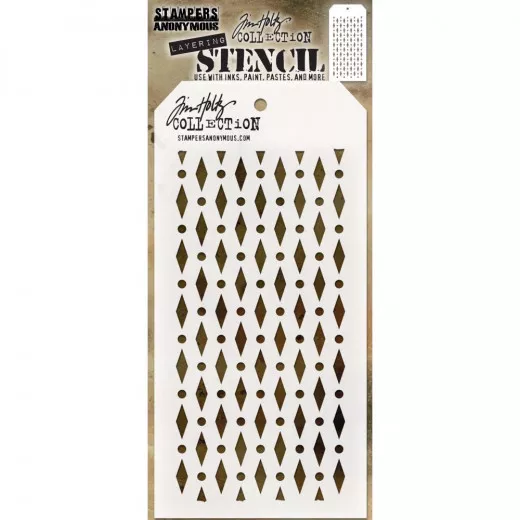 Tim Holtz Layered Stencil - Diamond Dots