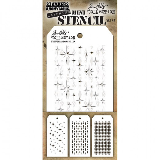 Tim Holtz Mini Layered Stencil Set 44