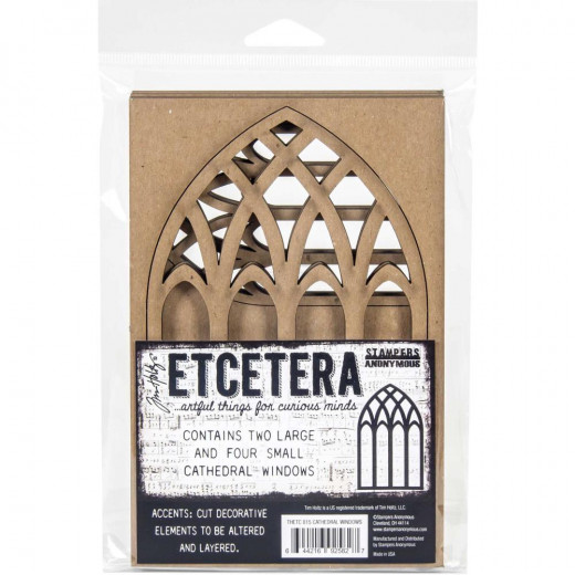 Tim Holtz Ecetera Cathedral Windows