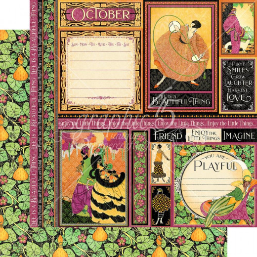 Fashion Forward Designpapier - October