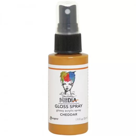 Dina Wakley Media Gloss Spray - Cheddar