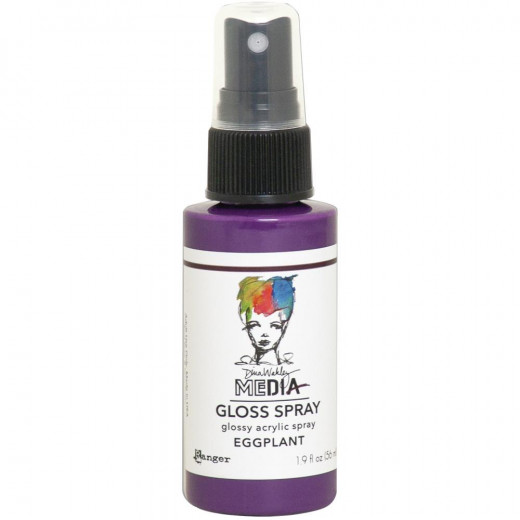 Dina Wakley Media Gloss Spray - Eggplant