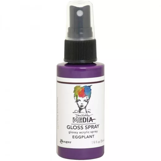 Dina Wakley Media Gloss Spray - Eggplant