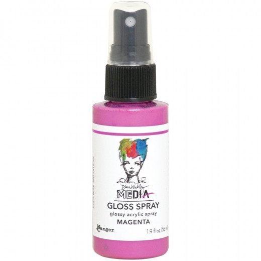 Dina Wakley Media Gloss Spray - Magenta