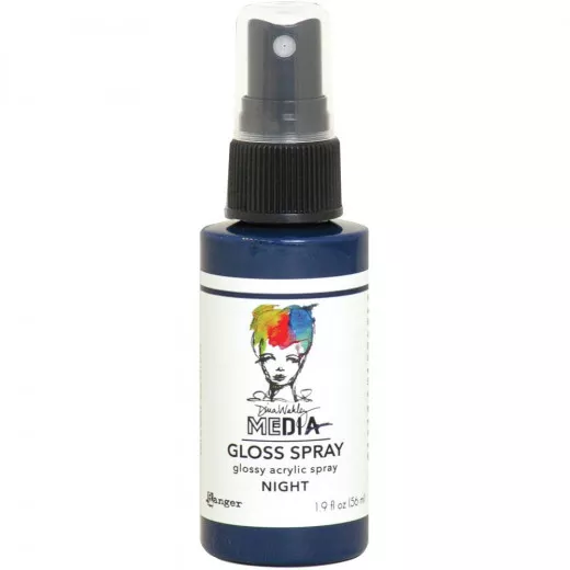 Dina Wakley Media Gloss Spray - Night