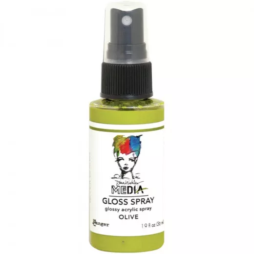 Dina Wakley Media Gloss Spray - Olive