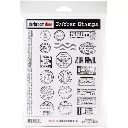 Darkroom Door Cling Stamps - Global Postmarks