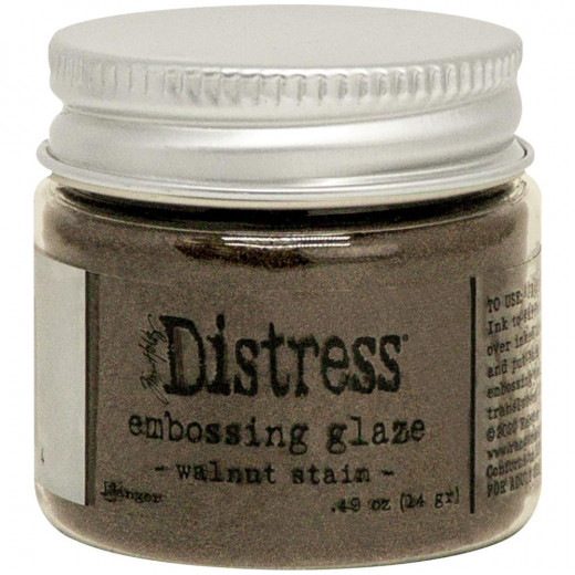 Tim Holtz Distress Embossing Glaze - Walnut Stain