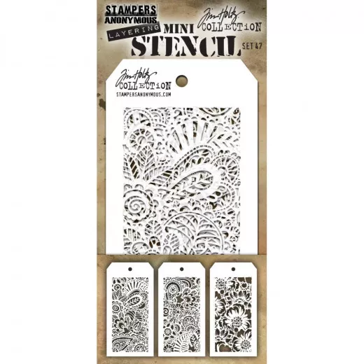 Tim Holtz Mini Layered Stencil Set 47