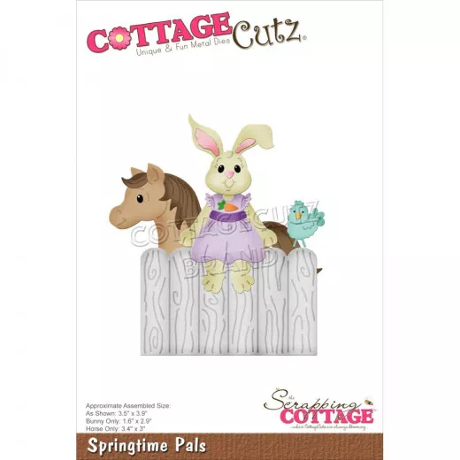 Cottage Cutz Die - Springtime Pals