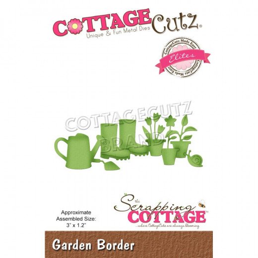 CottageCutz Elite Die - Garden Border