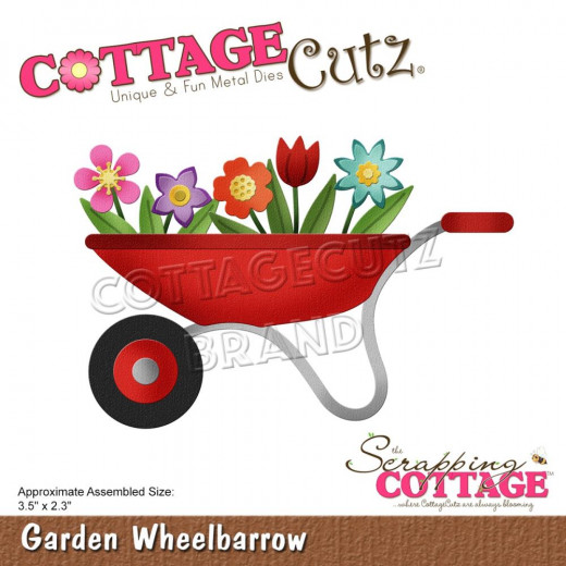 CottageCutz Die - Garden Wheelbarrow