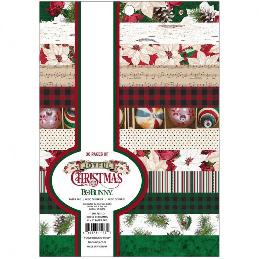 Joyful Christmas 6x8 Paper Pad