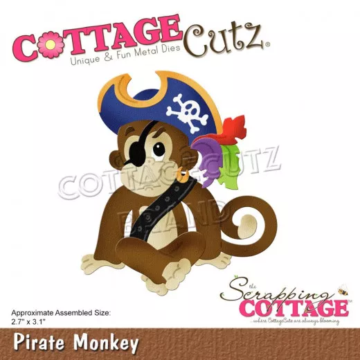 Cottage Cutz Die - Pirate Monkey