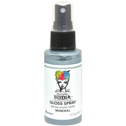 Dina Wakley Media Gloss Spray - Mineral