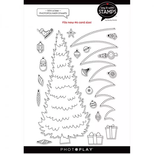 PhotoPlay Clear Stamps - Trim A Tree