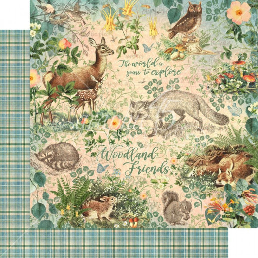 Woodland Friends Designpapier - Woodland Friends