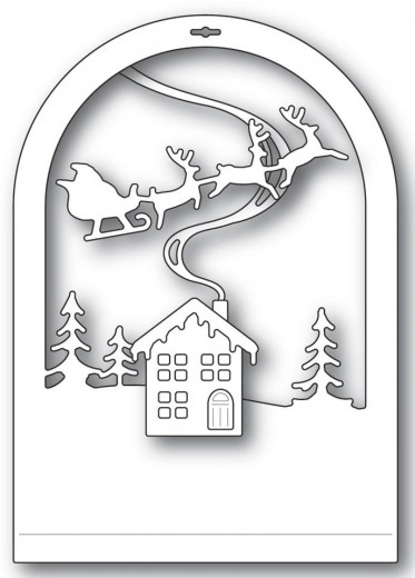 Memory Box Die - Cabin Snowglobe