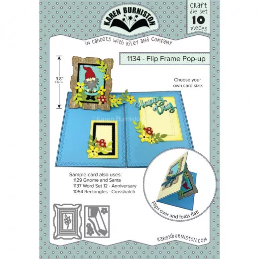 Karen Burniston Die - Flip Frame Pop-Up