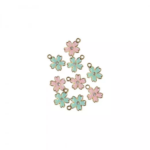 Sugar Cookie By Frank Garcia Enamel Charms - Flower