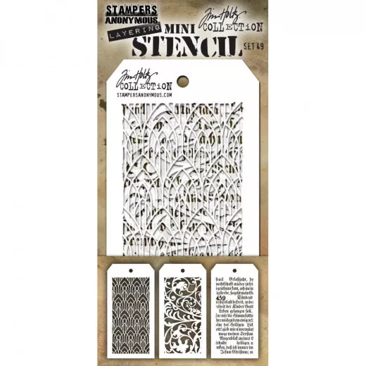 Tim Holtz Mini Layered Stencil Set 49