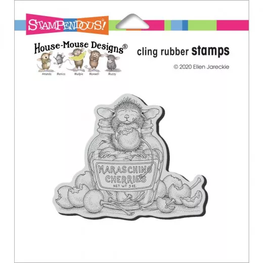 Cling Stamps - House Mouse Maraschino Mouse