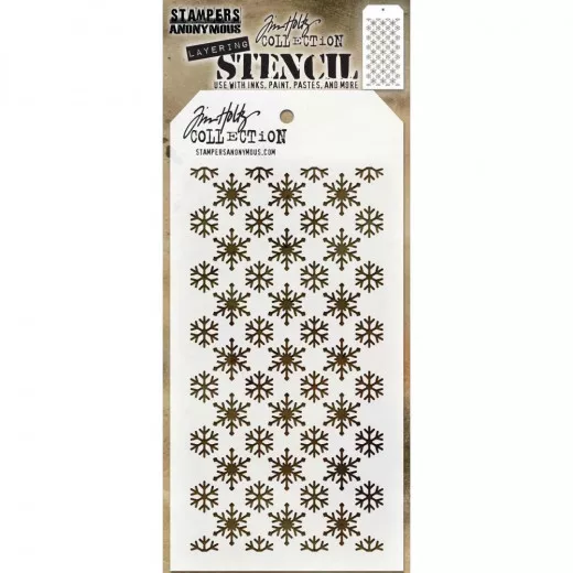 Tim Holtz Layered Stencil - Flurries