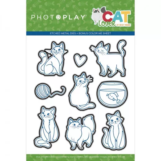 PhotoPlay Etched Die - Cat Lover