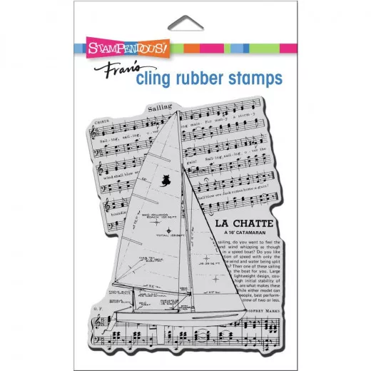 Cling Stamps - Catamaran Sail