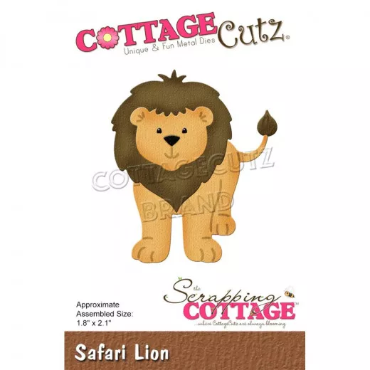 Cottage Cutz Die - Safari Lion